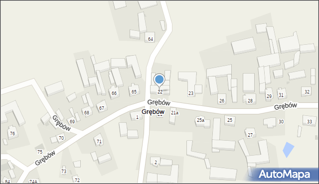 Grębów, Grębów, 22, mapa Grębów