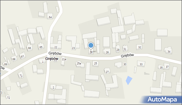 Grębów, Grębów, 26, mapa Grębów