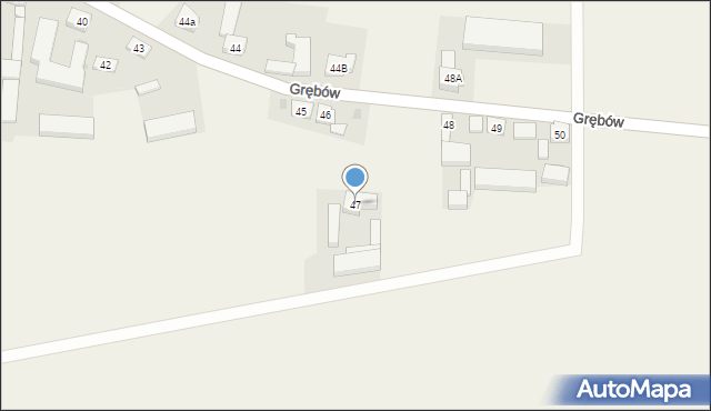 Grębów, Grębów, 47, mapa Grębów