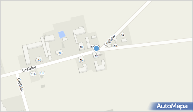 Grębów, Grębów, 57, mapa Grębów