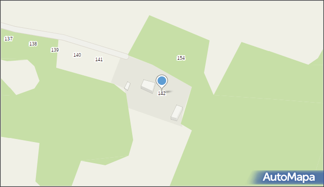 Grębowo, Grębowo, 142, mapa Grębowo
