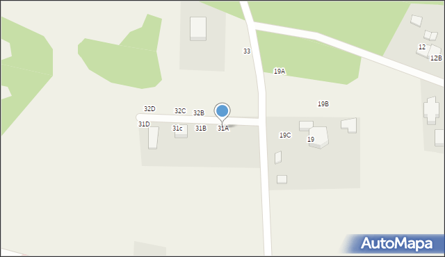 Grębowo, Grębowo, 31A, mapa Grębowo