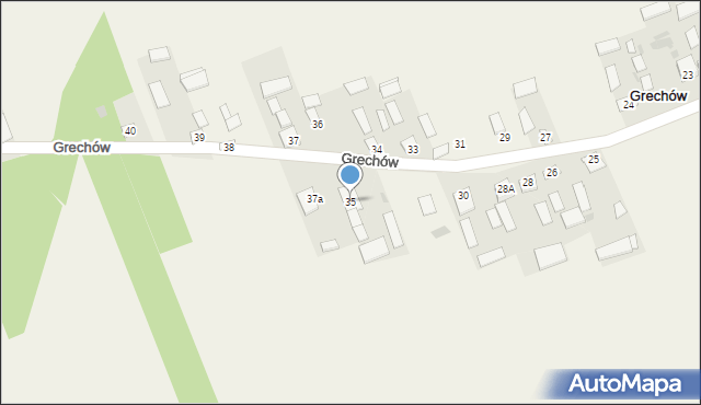 Grechów, Grechów, 35, mapa Grechów