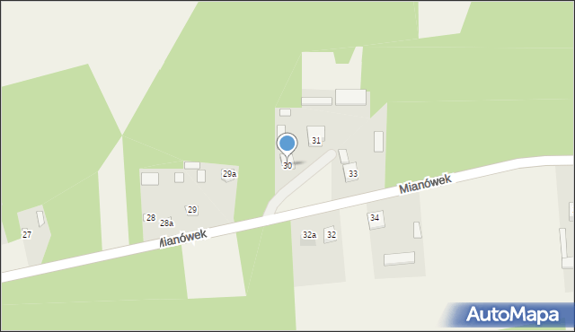 Grędzice, Grędzice, 30, mapa Grędzice