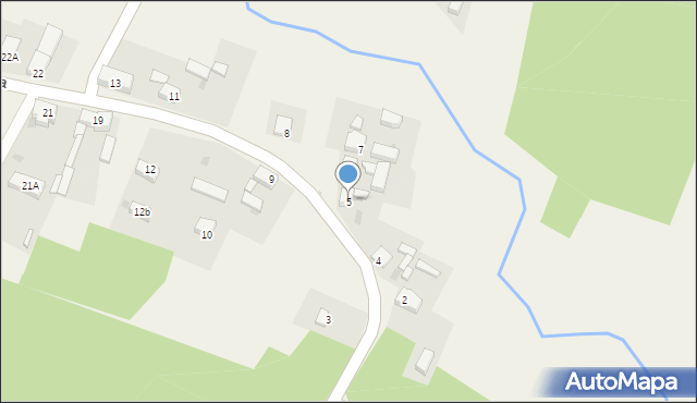 Gręzawa, Gręzawa, 5, mapa Gręzawa