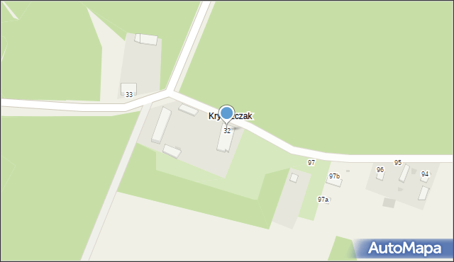 Gręzówka-Kolonia, Gręzówka-Kolonia, 32, mapa Gręzówka-Kolonia