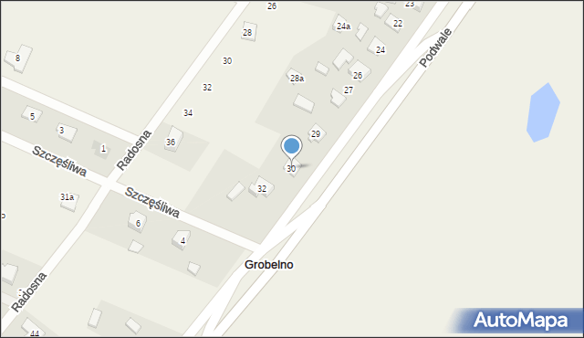 Grobelno, Grobelno, 30, mapa Grobelno