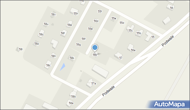 Grobelno, Grobelno, 56c, mapa Grobelno