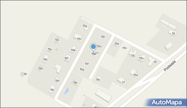 Grobelno, Grobelno, 56e, mapa Grobelno