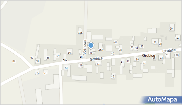 Grobice, Grobice, 46, mapa Grobice