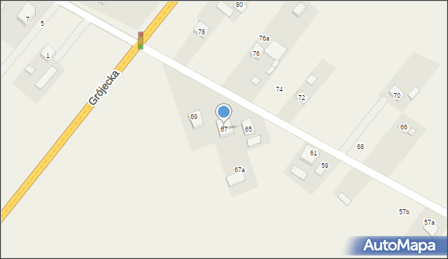 Grobice, Grobice, 67, mapa Grobice