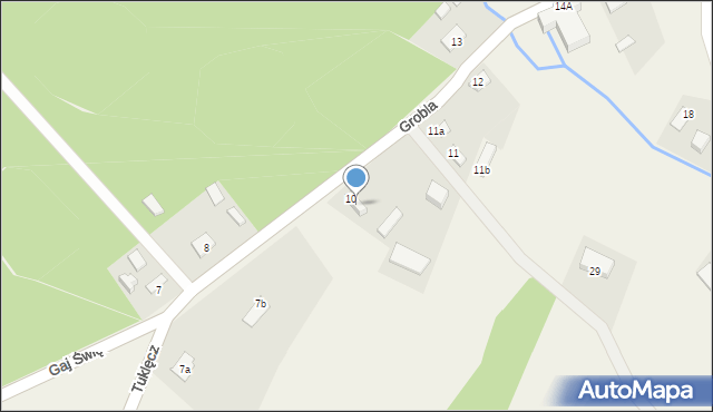 Grobla, Grobla, 6, mapa Grobla