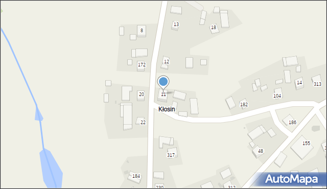 Grobla, Grobla, 11, mapa Grobla