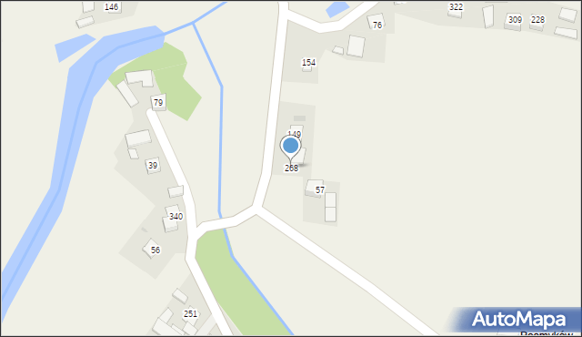 Grobla, Grobla, 268, mapa Grobla