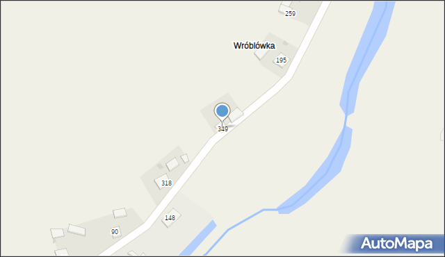 Grobla, Grobla, 349, mapa Grobla