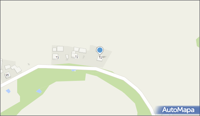 Grobla, Grobla, 71, mapa Grobla
