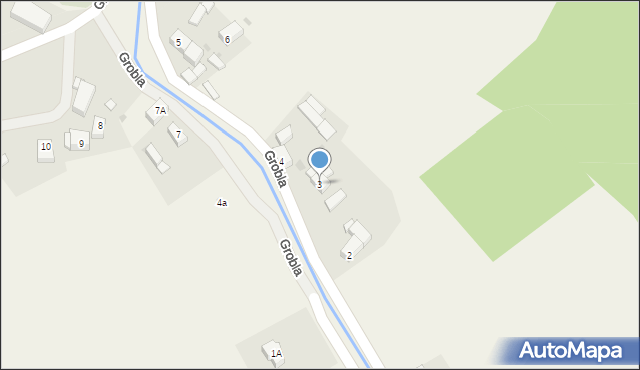 Grobla, Grobla, 3, mapa Grobla
