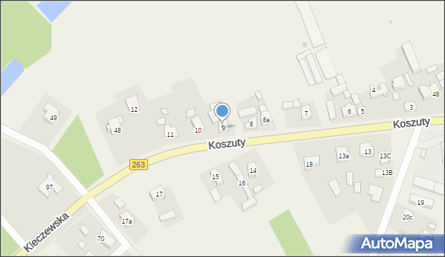 Grobla, Grobla, 9, mapa Grobla