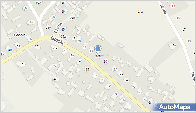 Groble, Groble, 10B, mapa Groble