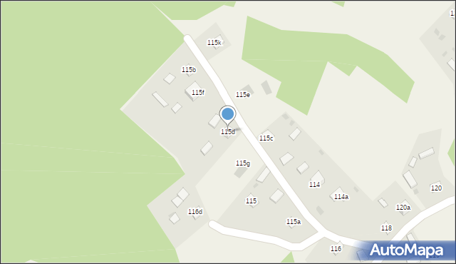 Groble, Groble, 115d, mapa Groble