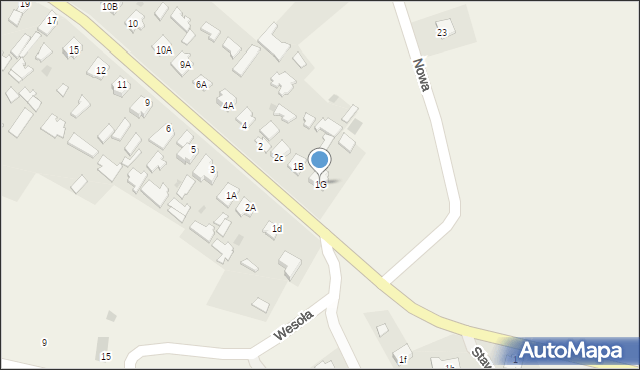 Groble, Groble, 1G, mapa Groble