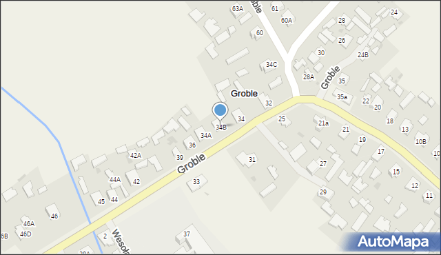 Groble, Groble, 34B, mapa Groble