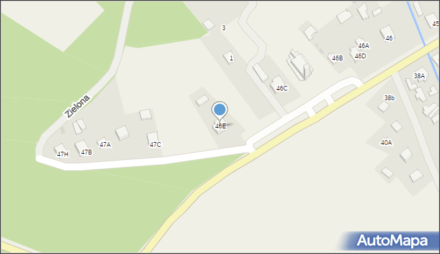 Groble, Groble, 46E, mapa Groble