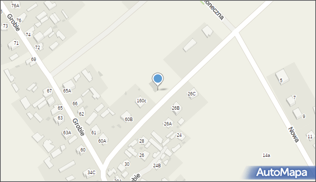 Groble, Groble, 60d, mapa Groble