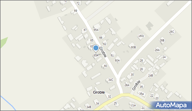 Groble, Groble, 63A, mapa Groble