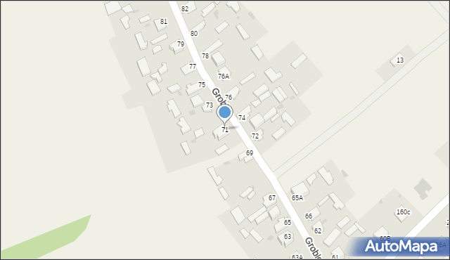 Groble, Groble, 71, mapa Groble