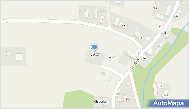 Groble, Groble, 24F/1, mapa Groble