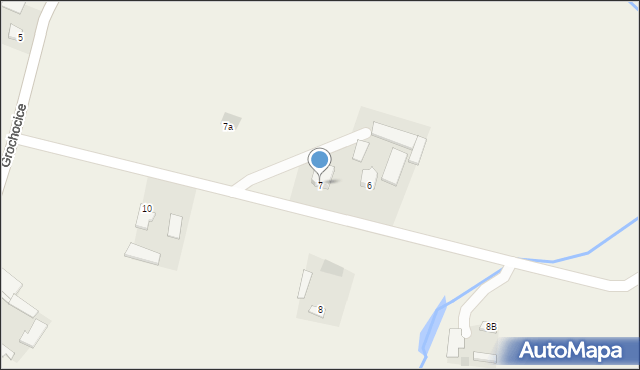 Grochocice, Grochocice, 7, mapa Grochocice