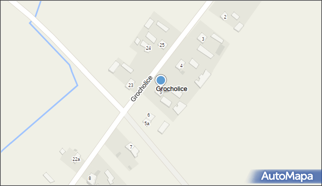 Grocholice, Grocholice, 5, mapa Grocholice