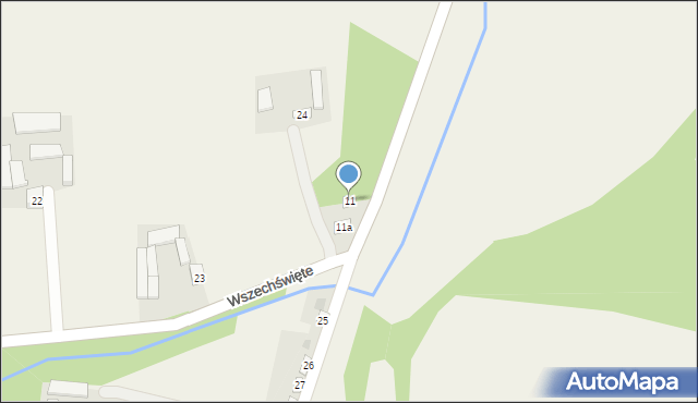 Grocholice, Grocholice, 11, mapa Grocholice