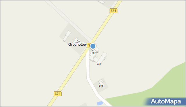 Grochotów, Grochotów, 19, mapa Grochotów