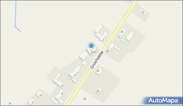 Grochotów, Grochotów, 3, mapa Grochotów