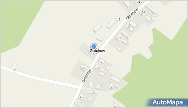 Grochów, Grochów, 27, mapa Grochów