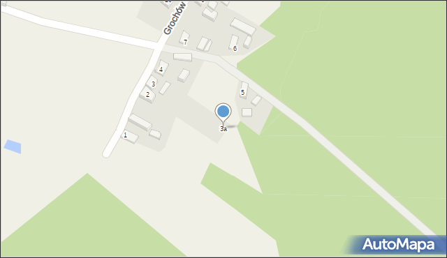 Grochów, Grochów, 3a, mapa Grochów