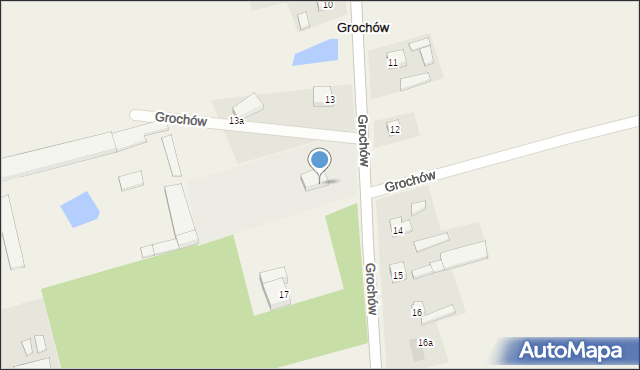 Grochów, Grochów, 17a, mapa Grochów