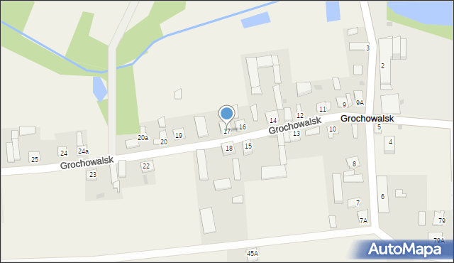 Grochowalsk, Grochowalsk, 17, mapa Grochowalsk
