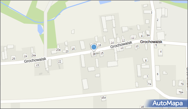 Grochowalsk, Grochowalsk, 18, mapa Grochowalsk