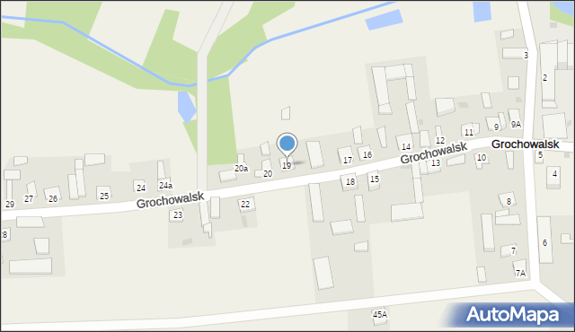 Grochowalsk, Grochowalsk, 19, mapa Grochowalsk