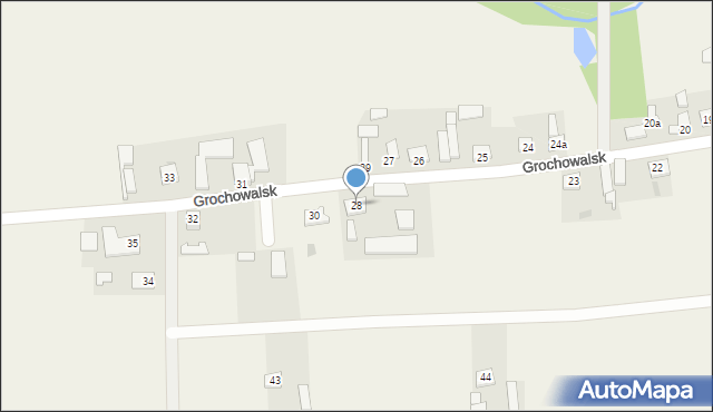 Grochowalsk, Grochowalsk, 28, mapa Grochowalsk