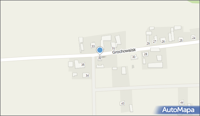 Grochowalsk, Grochowalsk, 32, mapa Grochowalsk