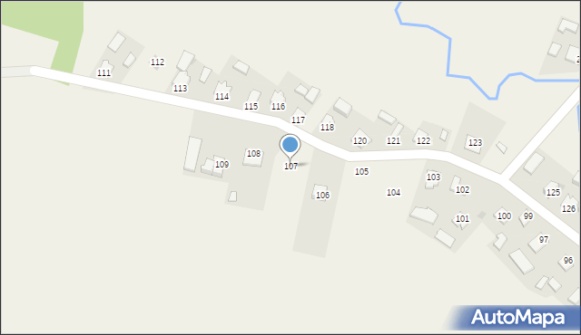 Grochowce, Grochowce, 107, mapa Grochowce
