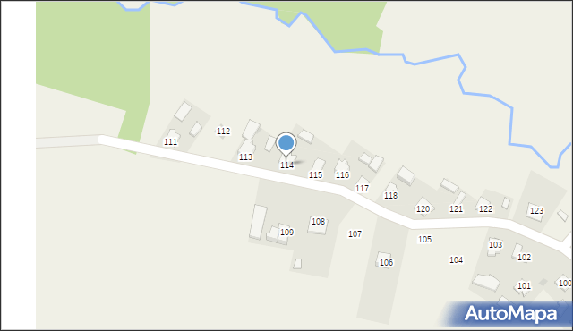 Grochowce, Grochowce, 114, mapa Grochowce