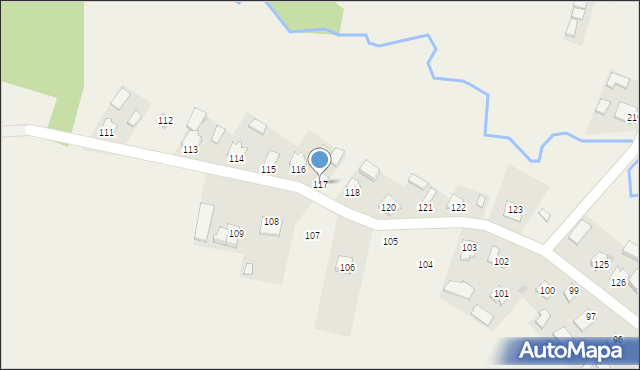 Grochowce, Grochowce, 117, mapa Grochowce