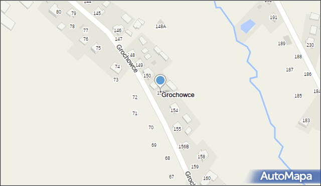 Grochowce, Grochowce, 152, mapa Grochowce