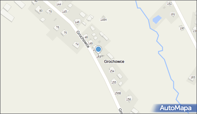 Grochowce, Grochowce, 153, mapa Grochowce