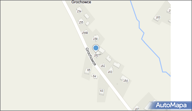 Grochowce, Grochowce, 161, mapa Grochowce